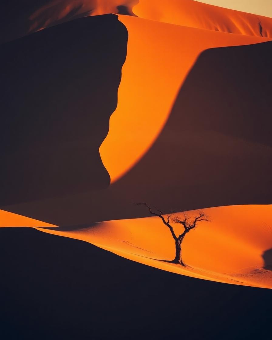 Namibia — Rote Dünen bis zum Horizont